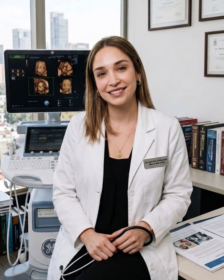 Dra. Marianna Servín, ginecóloga y subespecialista en medicina materno fetal