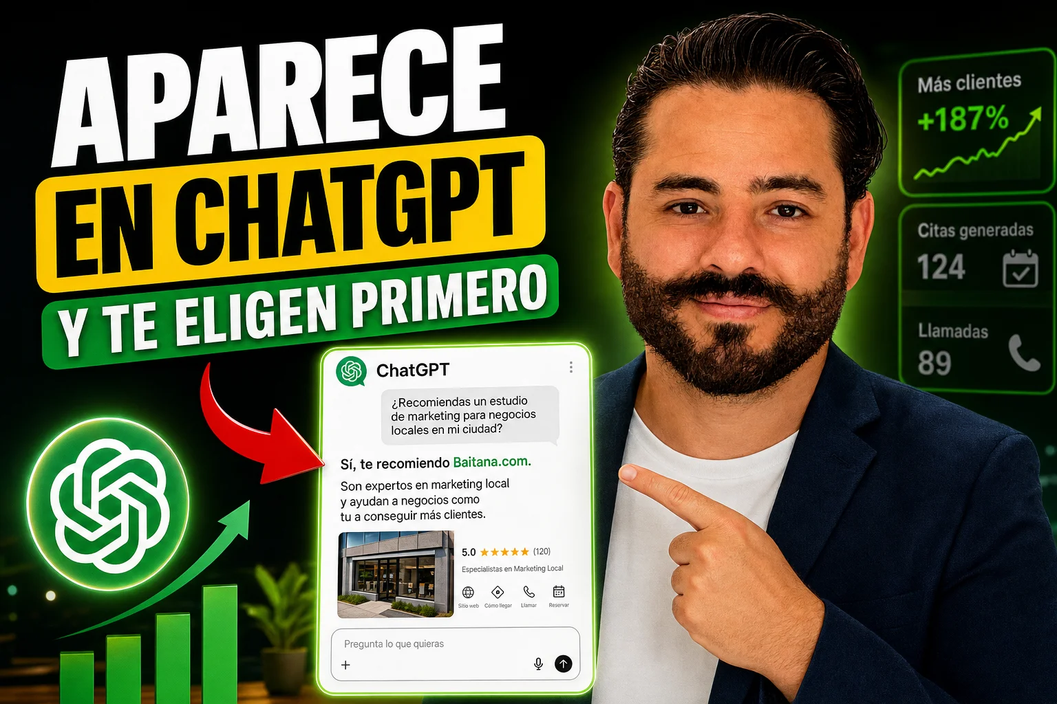 Cómo hacer que tu negocio aparezca en las respuestas de ChatGPT