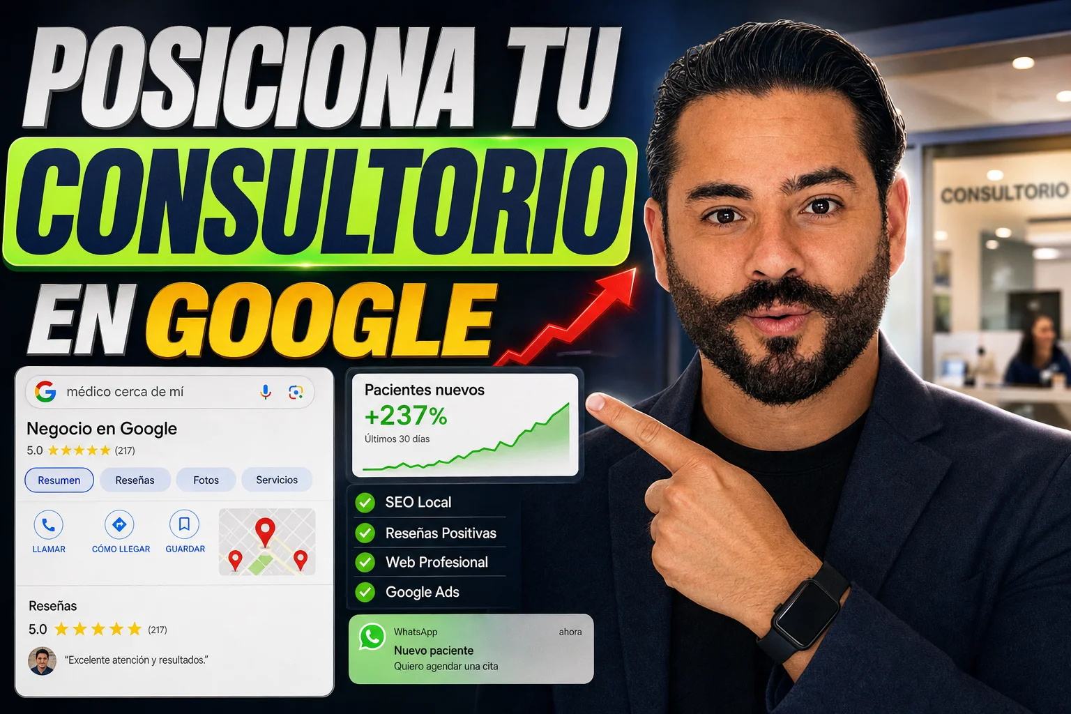 Cómo mejorar el posicionamiento de tu consultorio en Google